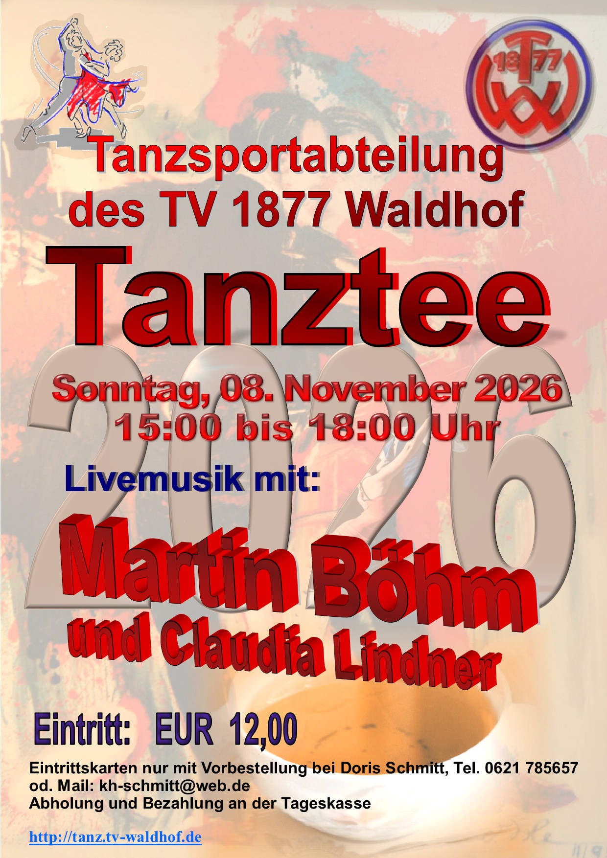 Flyer Tanztee 2026